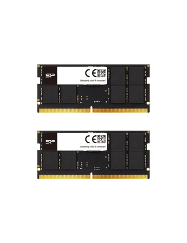 RAM памет Silicon Power 32GB(2x16GB) DDR5 4800MHz CL40 SODIMM - SP032GBSVU480F22