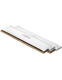 RAM памет Crucial 32GB(2X16GB) DDR5 6400MHz Pro OC, UDIMM CL38, White - CP2K16G64C38U5W