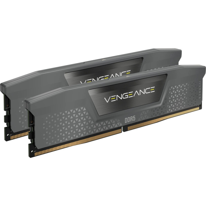 RAM памет Corsair 64GB(2x32GB) DDR5 6000MHz Vengeance CL40-50-50-96 1.35V Intel XMP & AMD EXPO, GREY - CMK64GX5M2D6000Z40