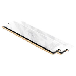 RAM памет Crucial 32GB(2X16GB) DDR5 6400MHz Pro OC, UDIMM CL32, White, Intel XMP, AMD Expo  - CP2K16G64C32U5W