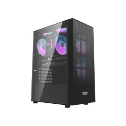 Геймърски компютър ION A290 Black с процесор AMD Ryzen 5 7600X, RAM памет 16GB(2x8GB) DDR5 5600MHz и SSD диск 500GB SSD Gen 4