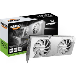 Видео карта Inno3D Nvidia GeForce RTX 5060 Ti 16GB GDDR7 Twin X2 OC White - N506T2-16D7X-191073W