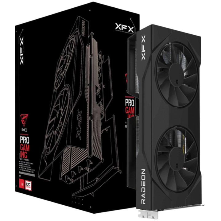 Видео карта XFX Swift AMD Radeon RX 9060 XT OC 8GB GDDR6 128bit HDMI 2x DP - RX-96TSW8GBQ
