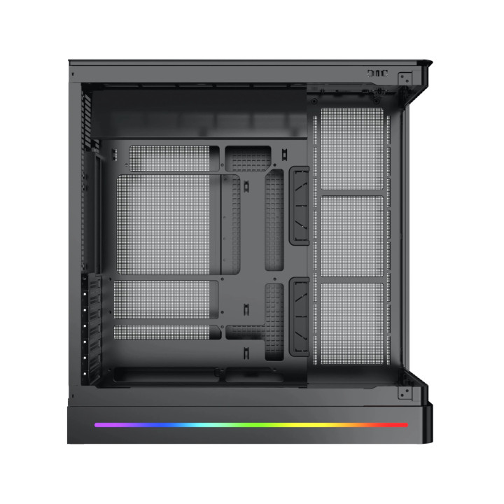Кутия за компютър Xigmatek PANO II AIR, E-ATX, 8бр. aRGB вентилатори - EN48517