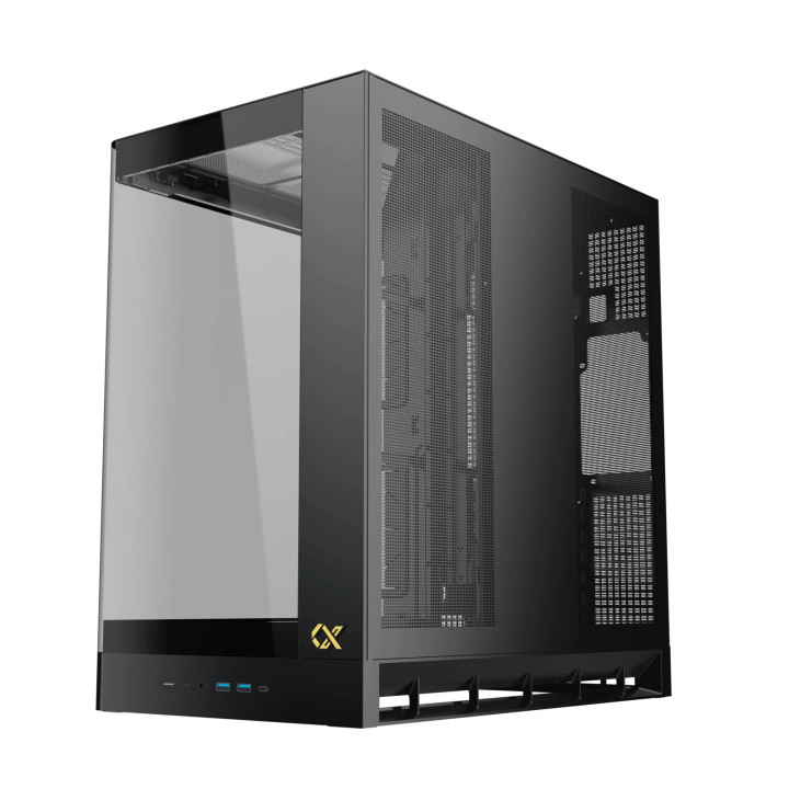 Кутия за компютър Xigmatek PANO II AIR, E-ATX, 8бр. aRGB вентилатори - EN48517
