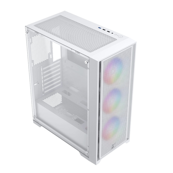 Кутия за компютър Xigmatek Gaming X II Arctic ATX,  4бр. aRGB вентилатори - EN42867