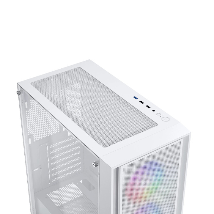 Кутия за компютър Xigmatek Gaming X II Arctic ATX,  4бр. aRGB вентилатори - EN42867
