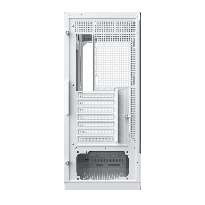 Кутия за компютър Xigmatek Alphard Pro Arctic, E-ATX, 6 inch LCD Display, 6бр. aRGB вентилатори - EN48234