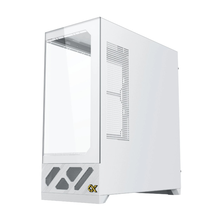 Кутия за компютър Xigmatek Alphard Pro Arctic, E-ATX, 6 inch LCD Display, 6бр. aRGB вентилатори - EN48234