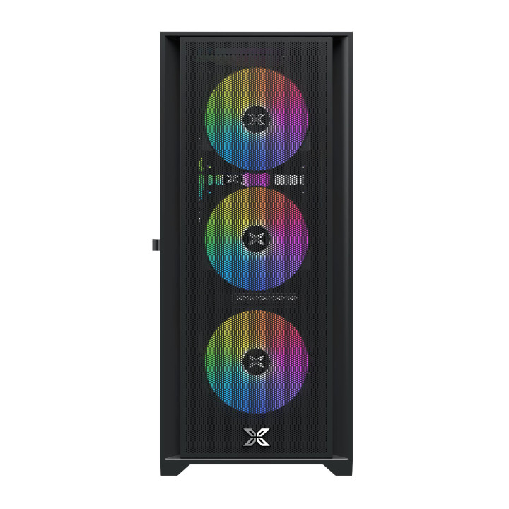 Кутия за компютър Xigmatek Master X II, E-ATX, 4бр. aRGB вентилатори - EN44298