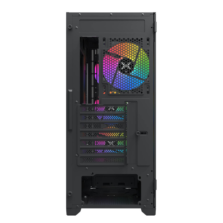 Кутия за компютър Xigmatek Master X II, E-ATX, 4бр. aRGB вентилатори - EN44298
