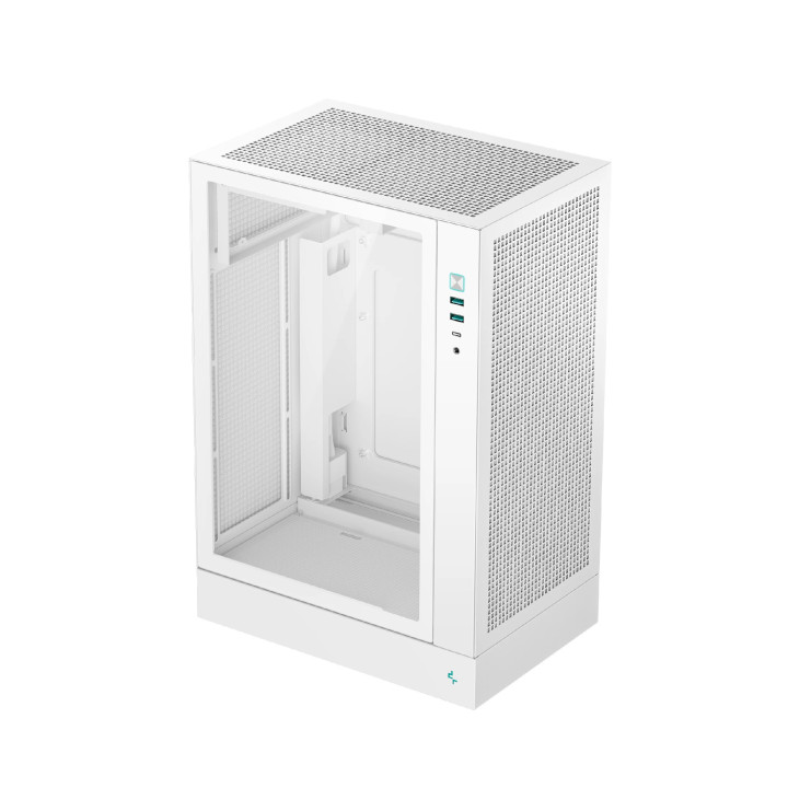 Кутия за компютър DeepCool CH170 PLUS WHITE, mATX - R-CH170-WHNGM0-G