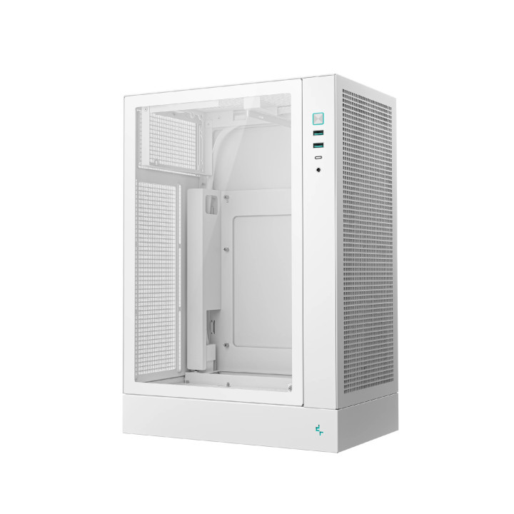 Кутия за компютър DeepCool CH170 PLUS WHITE, mATX - R-CH170-WHNGM0-G