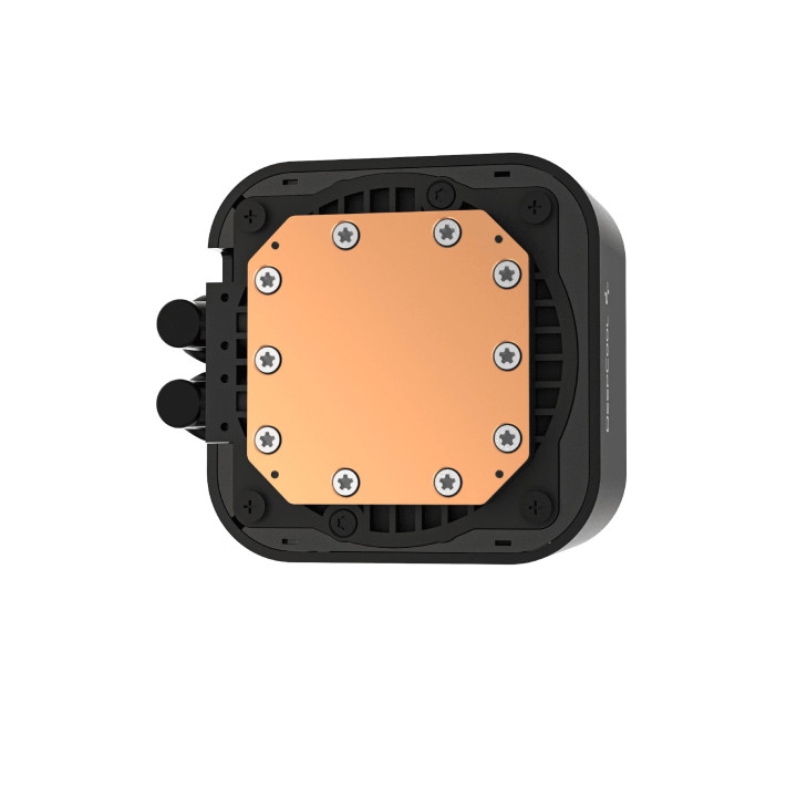 Водно охлаждане за процесор DeepCool LQ240, LCD Screen, A-RGB - R-LQ240-BKLSMW-G-1