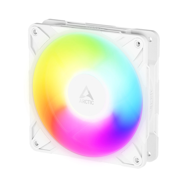 Комплект вентилатори Arctic P12 Pro Reverse A-RGB (White), 3-in-1 - ACFAN00334A
