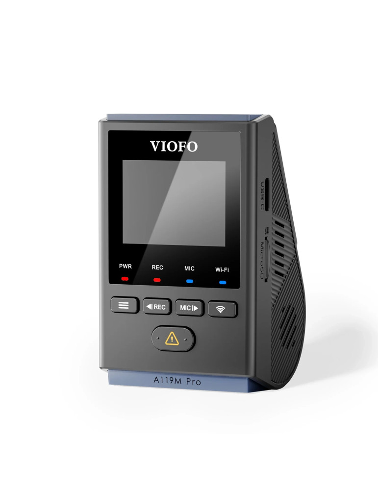 Видео регистратор VIOFO Dash Cam A119 M Pro 4K, 30fps, Sony STARVIS 2, WiFi 6, GPS - VIOFO-A119-M-PRO-4K