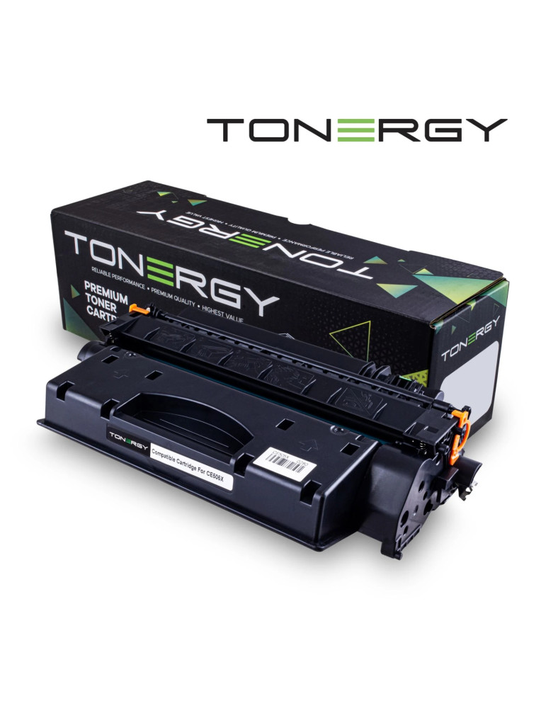 Съвместима тонер касета Tonergy HP 05X CE505X Canon CRG-719H Black, High Capacity 6.5k - TONERGY-CE505X/CRG-719H