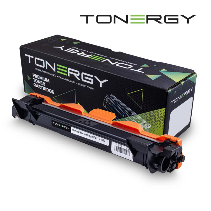 Съвместима тонер касета Tonergy BROTHER TN-1050 Black, 1k - TONERGY-TN1050