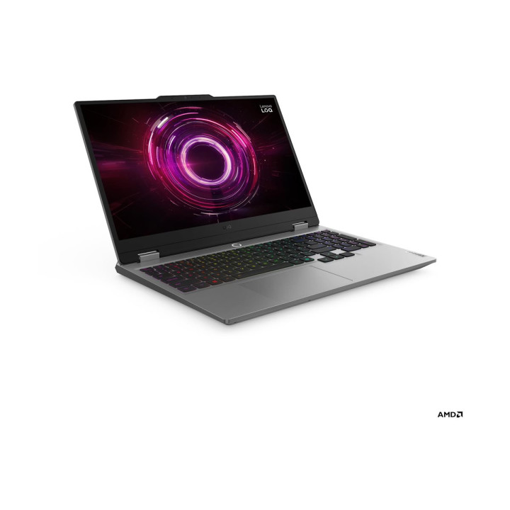 Лаптоп Lenovo LOQ, AMD Ryzen 7 250, 15.6" FHD (1920x1080) 144Hz IPS, 32GB RAM, 512GB SSD, GeForce RTX5060 8GB, NO OS - 83JG004ABM