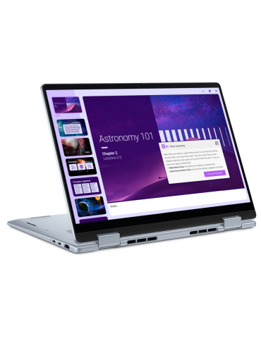 Лаптоп Dell 14 Plus 2-in-1 DB04250, Intel Core Ultra 7 256V, 14" WUXGA (1920x1200) IPS, 16GB LPDDR5X RAM, 512GB SSD, Intel Arc, Win 11 Pro - DB04250_LNL_203