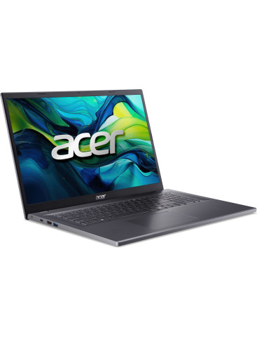 Лаптоп Acer Aspire 17 A17-51M-58HV, Intel Core 5 120U, 17.3" FHD (1920x1080) IPS, 16GB RAM, 512GB SSD, NO OS - NX.J0HEX.002
