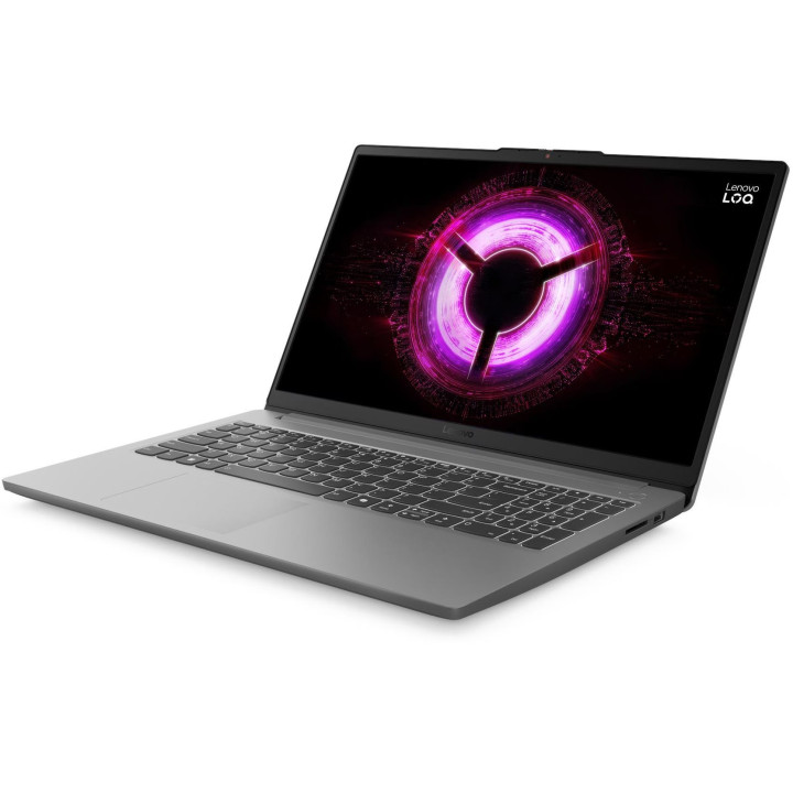 Лаптоп Lenovo LOQ, AMD Ryzen 7 7735HS, 15.6" FHD (1920x1080) 144Hz IPS, 16GB DDR5 RAM, 1TB SSD, GeForce RTX 4050 6GB, NO OS - 83S00054BM