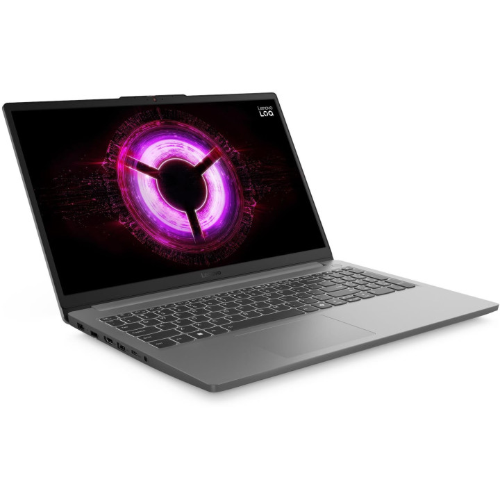 Лаптоп Lenovo LOQ, AMD Ryzen 7 7735HS, 15.6" FHD (1920x1080) 144Hz IPS, 16GB DDR5 RAM, 1TB SSD, GeForce RTX 4050 6GB, NO OS - 83S00054BM