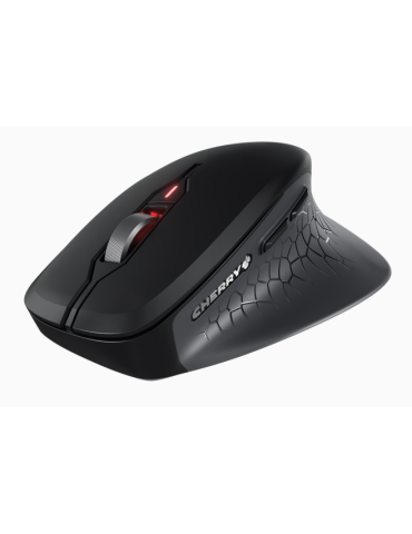 Геймърска мишка CHERRY Stream ергономична безшумна Comfort, 6 бут, 4000dpi, черна - JW-8550-2