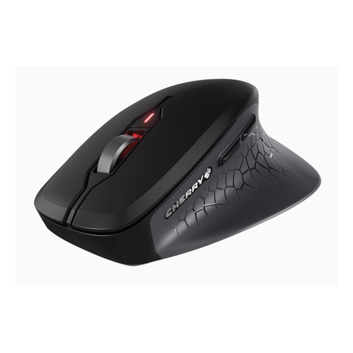 Геймърска мишка CHERRY Stream ергономична безшумна Comfort, 6 бут, 4000dpi, черна - JW-8550-2