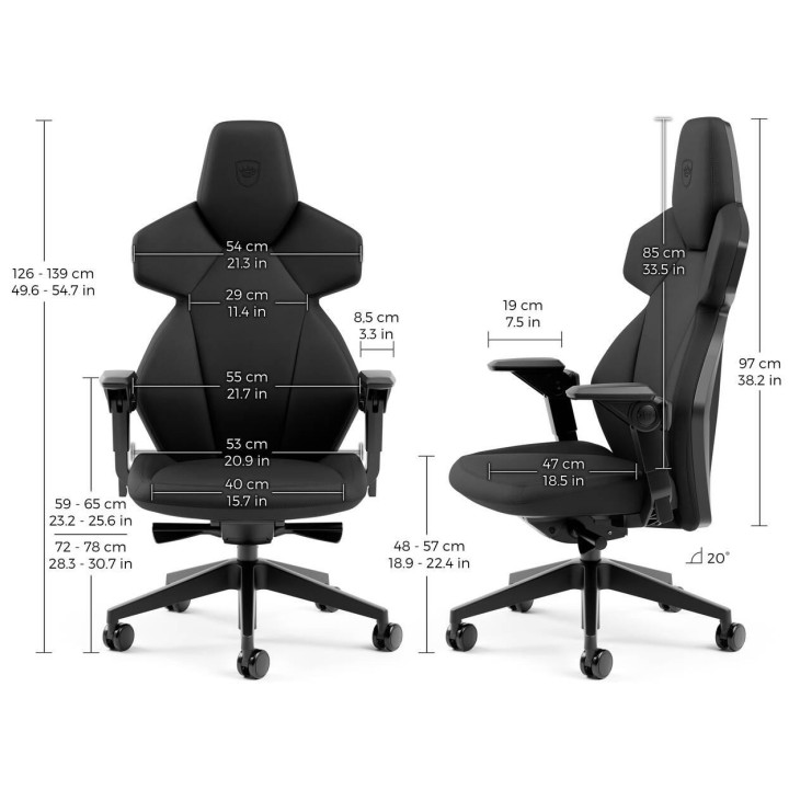 Геймърски стол noblechairs DAWN - Black Edition - GAGC-405