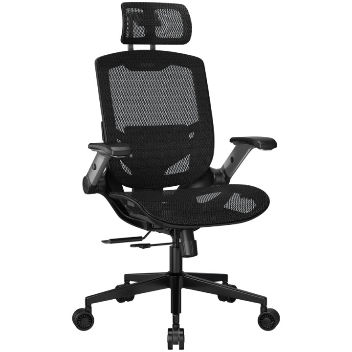 Геймърски стол Cougar SPEEDER ONE Gaming chair, Black - CGR-SPO-BLB