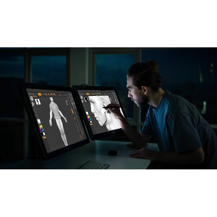 Графичен дисплей таблет HUION Kamvas Pro 24 GT2401, Черен