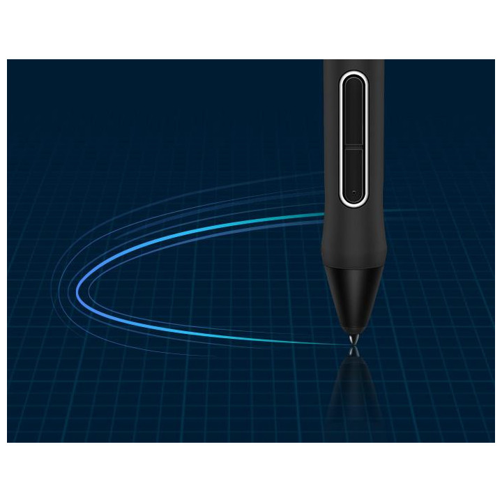 Графичен таблет HUION Inspiroy Keydial KD200, USB-C, Bluetooth, Metal Grey