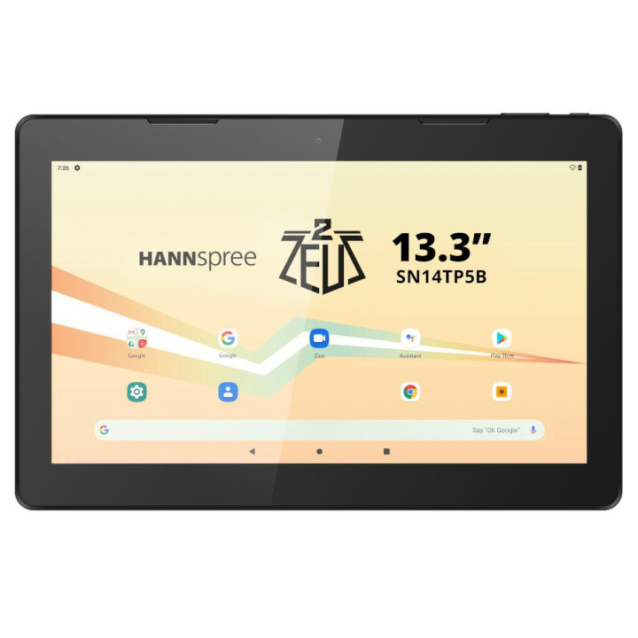 Таблет HANNspree Pad Zeus 2, 13.3;, Octa Core 2.0 Ghz, 4GB RAM, 64GB, Wi-Fi, Bluetooth, Full HD, Черен - SN14TP5B2AT