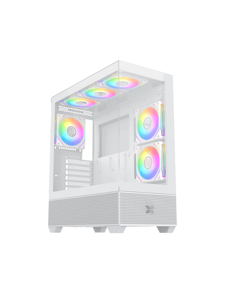 Геймърски компютър ION Alphard Arctic White, EATX, ARGB с процесор AMD Ryzen 7 7800X3D, RTX 5070 VENTUS 2X 12GB, RAM памет 32GB(2x16GB) DDR5 5600MHz и SSD диск 1TB NVME