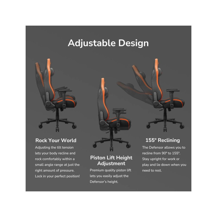Геймърски стол Cougar Chair Defensor - CGR-DFL