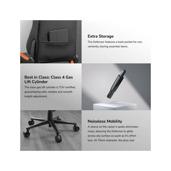 Геймърски стол Cougar Chair Defensor - CGR-DFL
