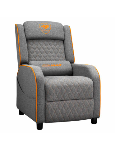 Геймърски стол Cougar RANGER ONE Gaming Sofa, Grey-Orange - CGR-RAO-GRA
