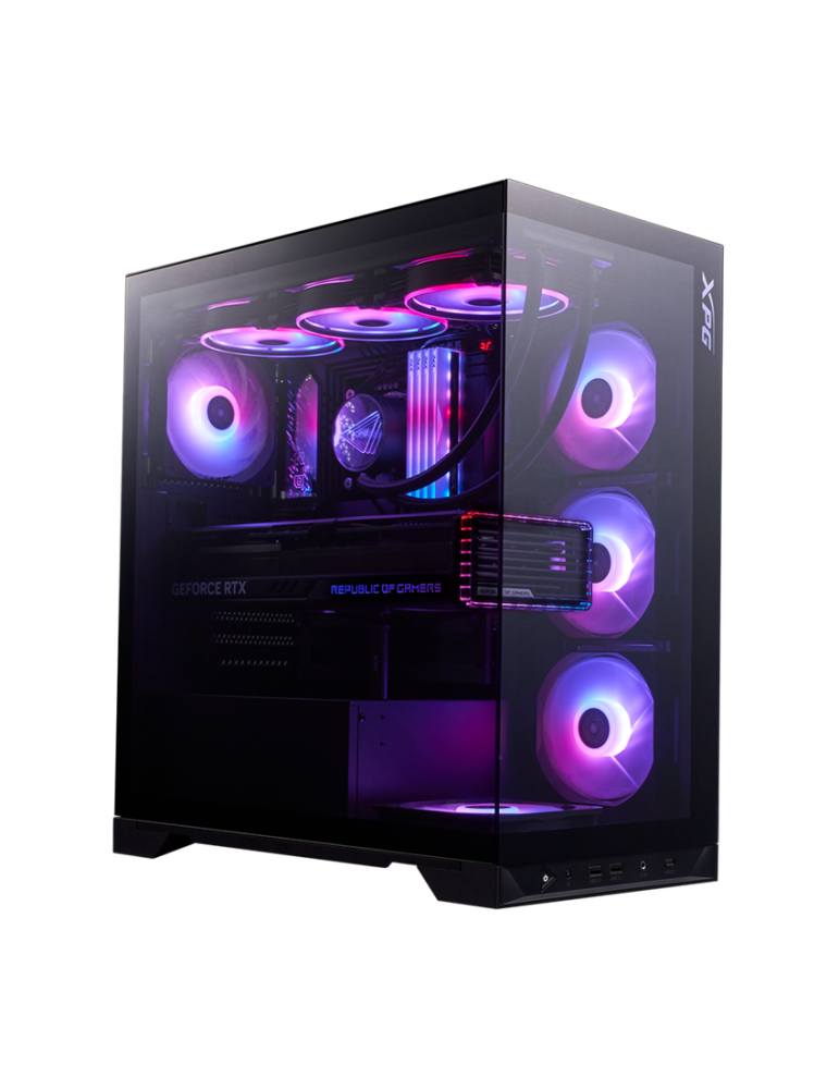 Геймърски компютър ION  XPG INVADER X ARGB с процесор AMD Ryzen 7 7800X3D, видео карта Nvidia GeForce RTX 5070 Ti 16G VENTUS 3X, RAM 32GB (2x16GB) DDR5 6000MHz, SSD 1TB Gen4, WIFI