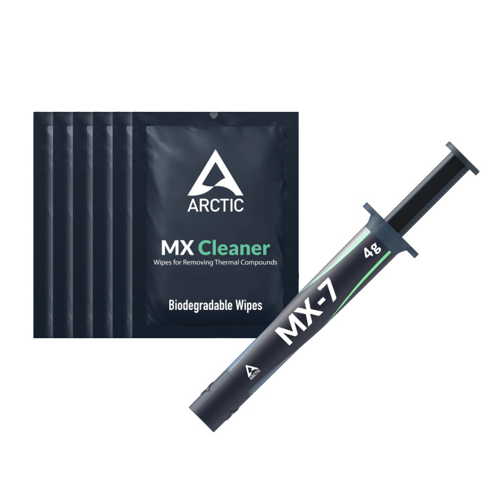 Термопаста Arctic MX-7 Thermal Compound 4gr with 6pcs MX Cleaner - ACTCP00092A