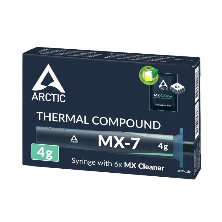 Термопаста Arctic MX-7 Thermal Compound 4gr with 6pcs MX Cleaner - ACTCP00092A