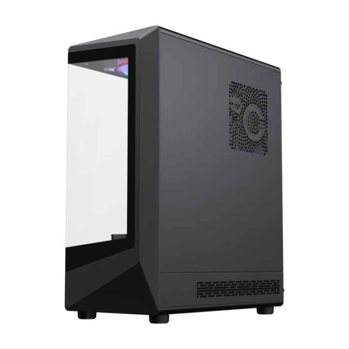 Кутия за компютър Gamemax Vista COC AB, ATX, 5 x 120 mm A-RGB Fans, MB Plate COC Fan - GM-VISTA-COC-AB