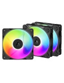 Комплект вентилатори Arctic P12 Pro Reverse A-RGB (Black) Fan Pack 3-in-1 - ACFAN00333A