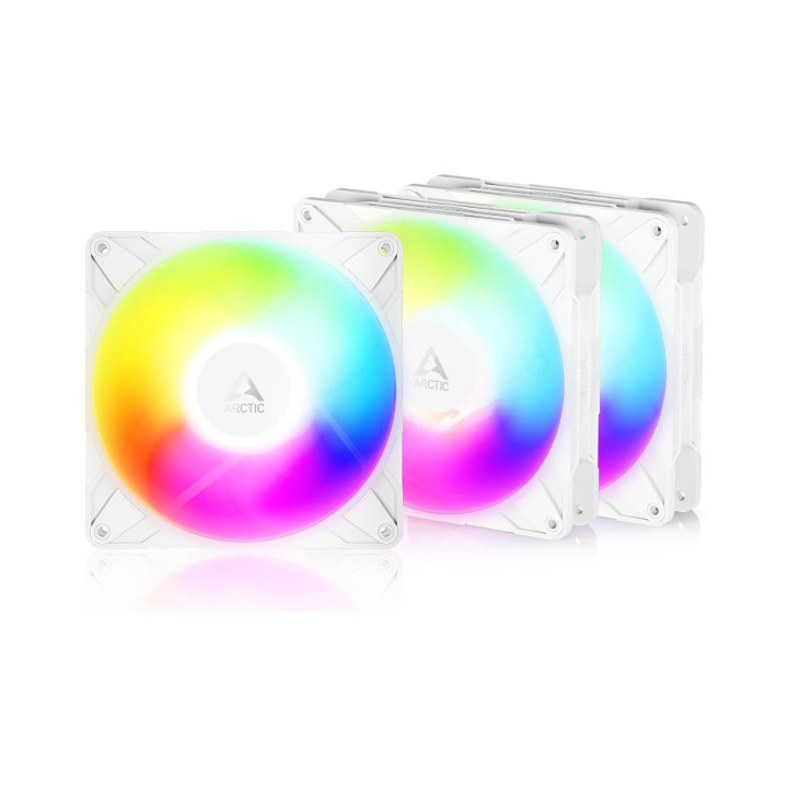 Комплект вентилатори Arctic P14 Pro Reverse A-RGB (White) Fan Pack 3-in-1 - ACFAN00328A