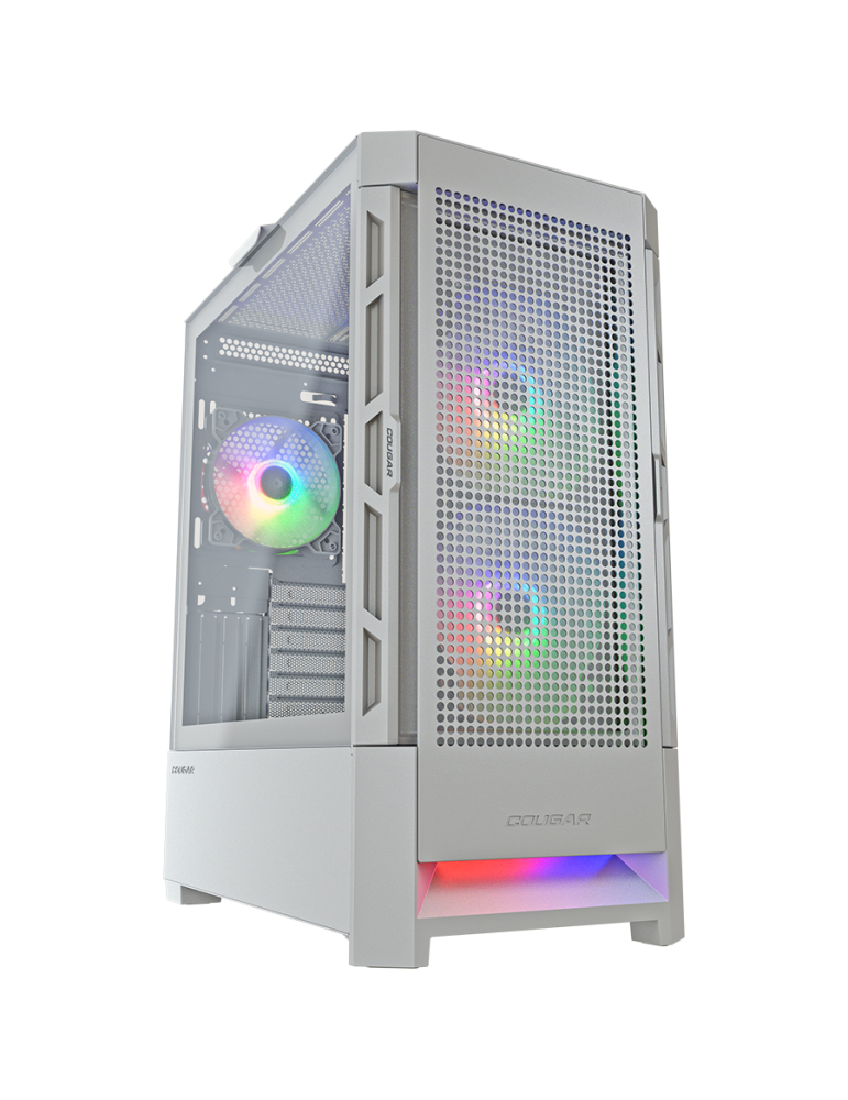 Геймърски компютър ION AIRFACE RGB, White, с процесор Intel Core i5-14400F и видео карта RX 7600 8GB, RAM 16GB(2x8GB) 3200MHz FURY Beast Black, 1TB NVME SSD