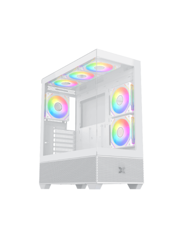 Геймърски компютър ION Alphard Arctic White, EATX, ARGB с процесор AMD Ryzen 7 9700X, RTX 5070 VENTUS 2X 12GB, RAM памет Crucial 32GB(2X16GB) DDR5 6400MHz Pro OC, CL32, White, SSD диск 1TB NVME, WiFi 6