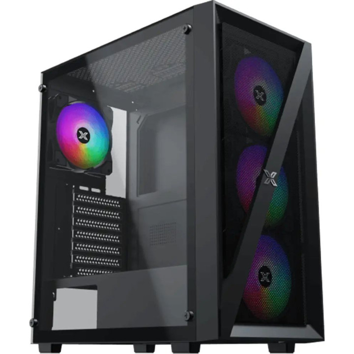 Кутия за компютър XIGMATEK Blade EN40887, ATX/M-ATX/Mini ITX, 4бр X24F Fixed RGB Fan