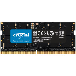 RAM памет Crucial 32GB DDR5 5600MHz SODIMM CL46 (16Gbit) Tray - CT32G56C46S5T