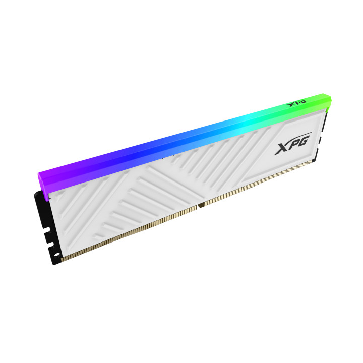 RAM памет Adata XPG 8GB DDR4 3200MHz SPECTRIX D35G DDR4 RGB  WHITE, CL 16-20-20 - AX4U32008G16A-SWHD35G