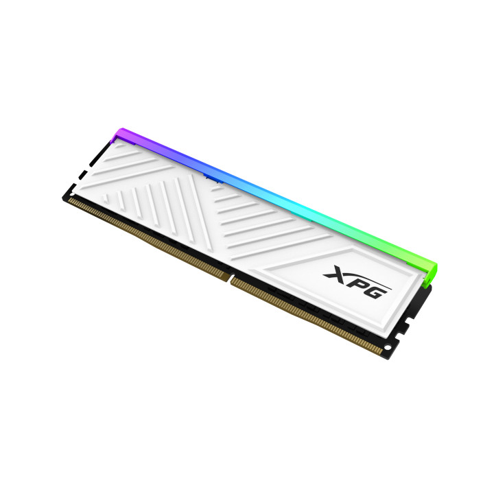 RAM памет Adata XPG 8GB DDR4 3200MHz SPECTRIX D35G DDR4 RGB  WHITE, CL 16-20-20 - AX4U32008G16A-SWHD35G